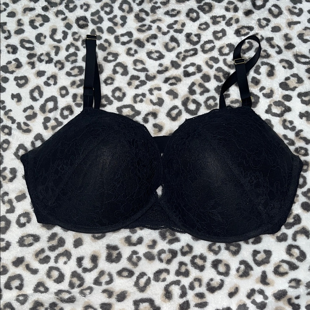 Chic Black Lace Bra